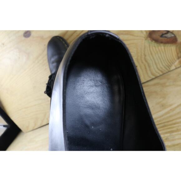 Doc Dr Martens Shoes Mens 14 Black Leather Oxfords Lace Ups - Picture 6 of 8